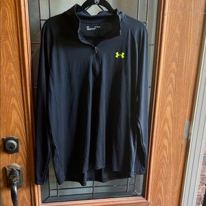 Under Armour Black Pullover with Neon Logo